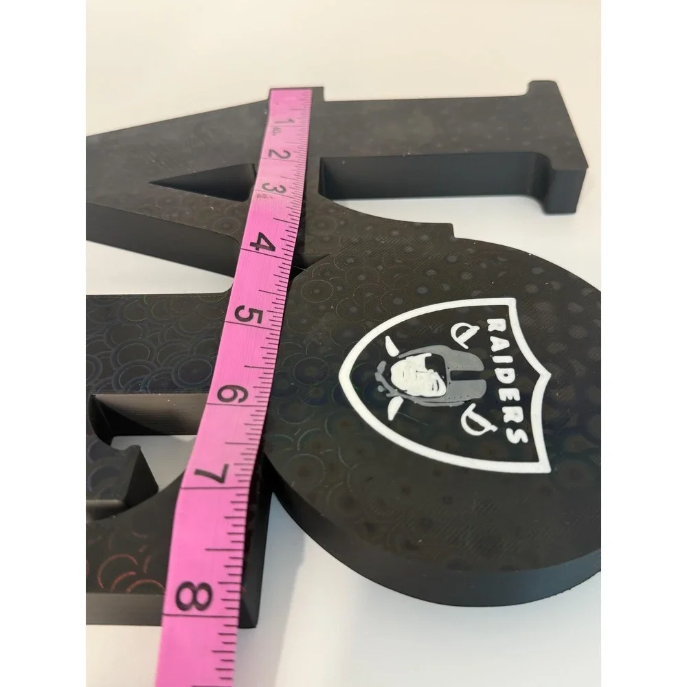 NFL Team LOVE Sign 3D Printed Football‎ Fan Decor  Custom Team Colors
